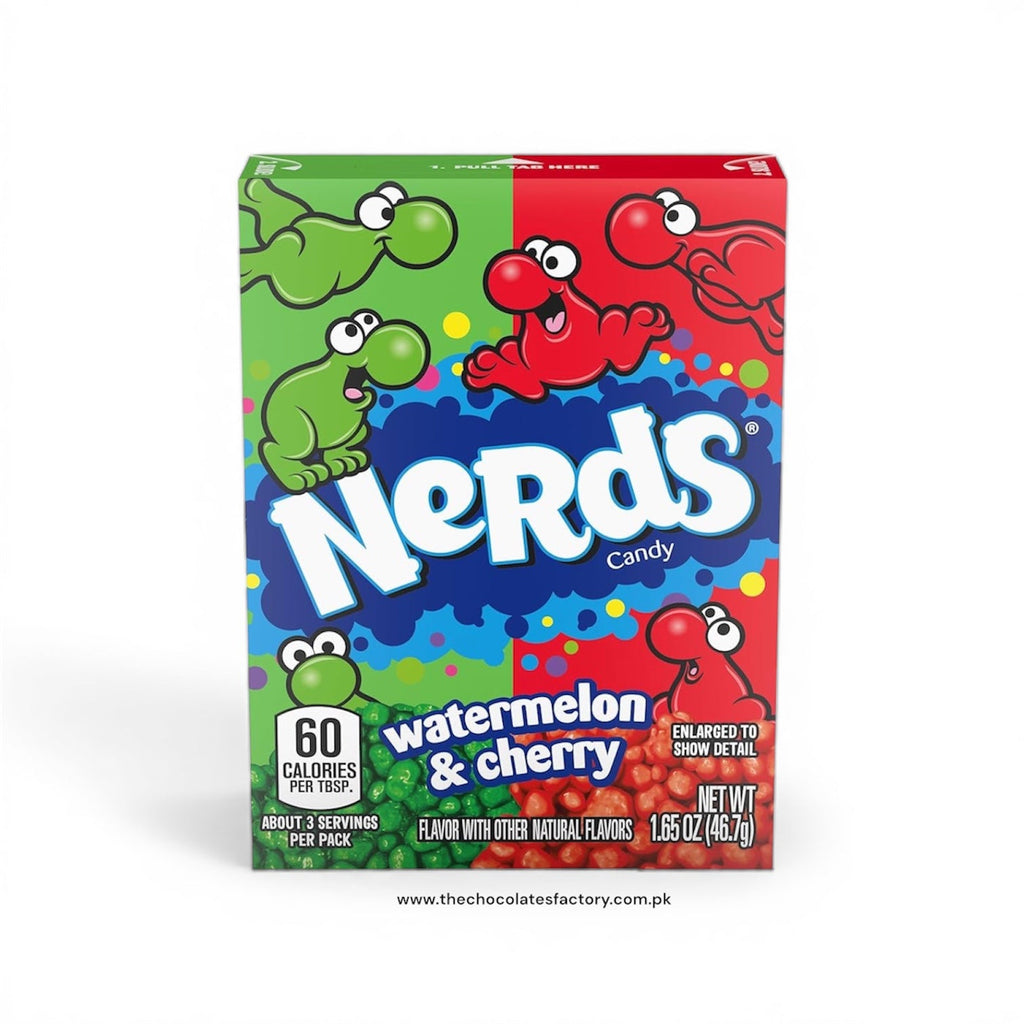 Nerds Candy, Watermelon & Wild Cherry Flavor, Treat-Size