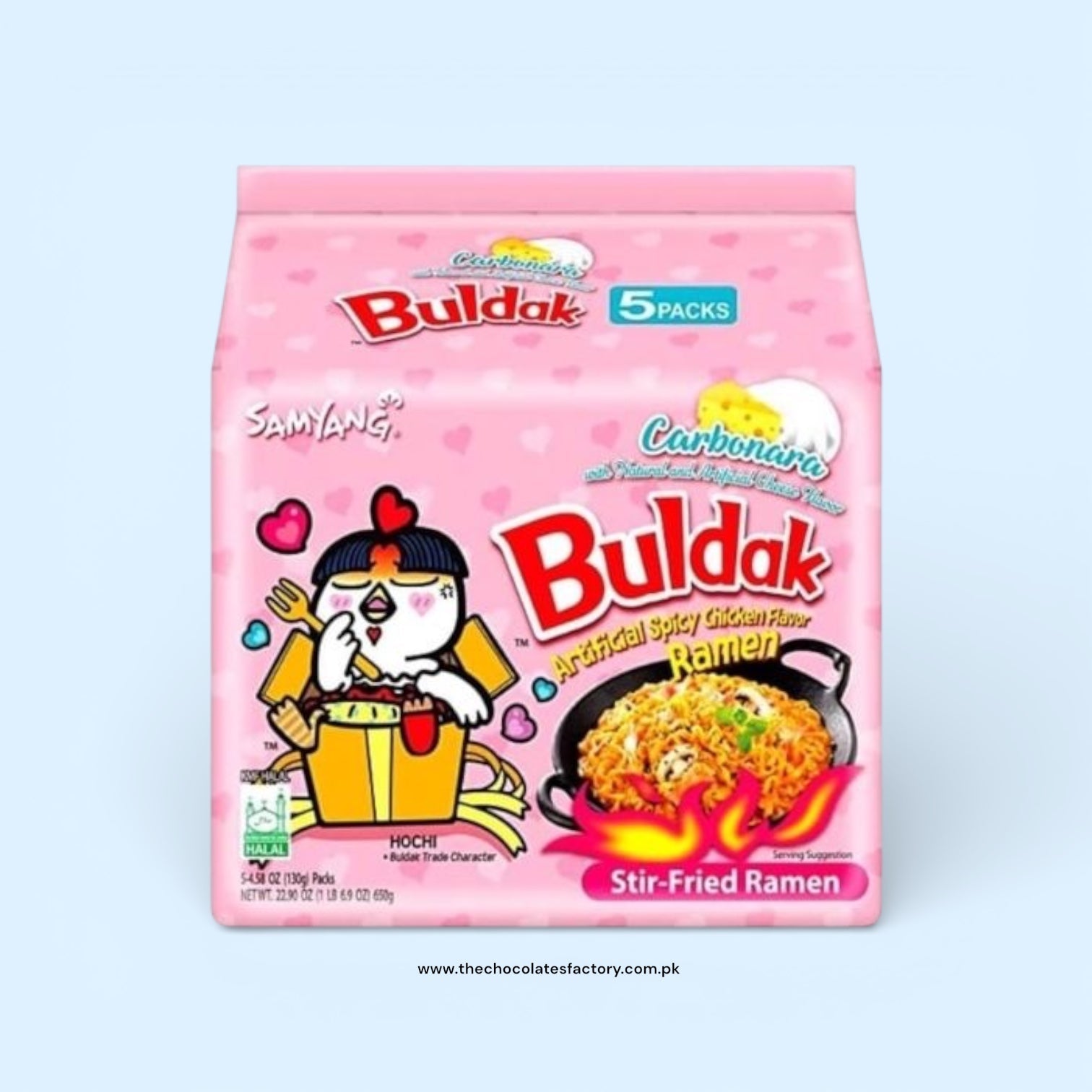 Samyang Buldak Carbonara Pink Pack of 5