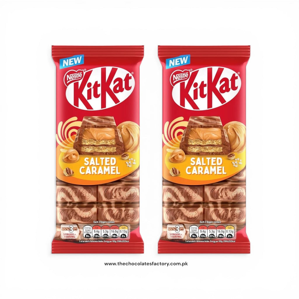 KitKat - Chocolate Bar Salted Caramel - 99 g - X2