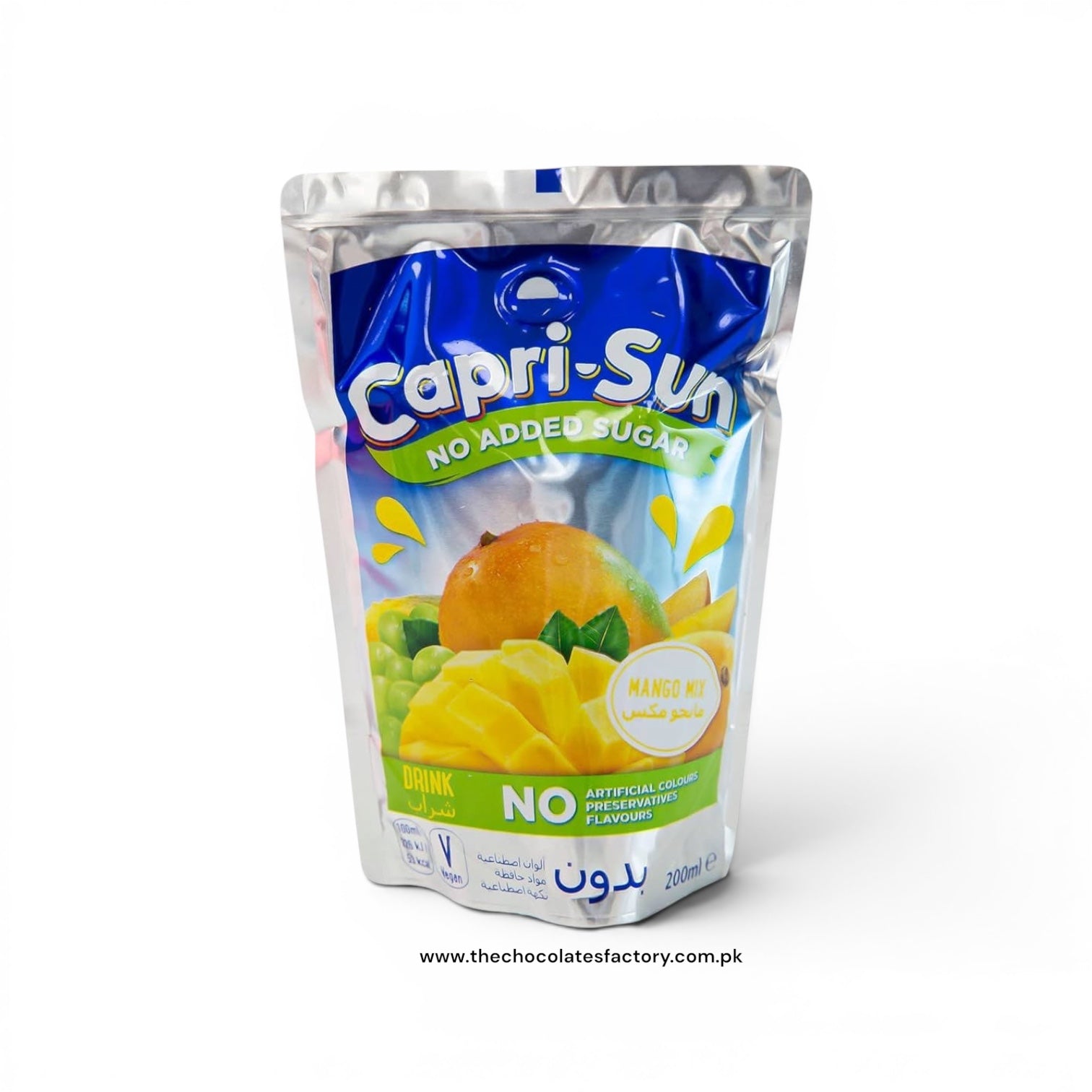 Capri-Sun No Added Sugar Mango Juice Drink 200ml