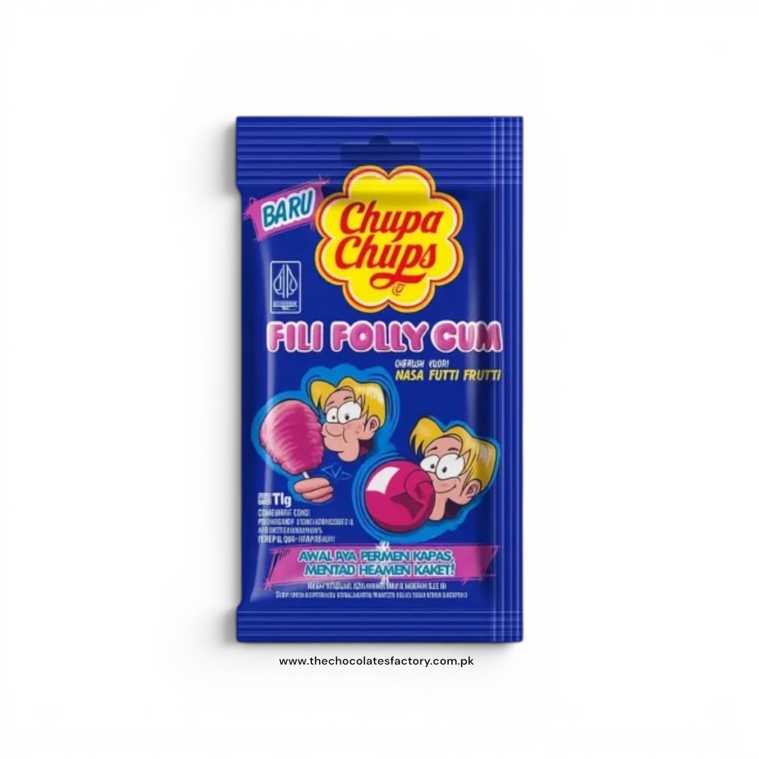 CHUPA CHUP FILLY FOLLY GUM TUTTI FRUTTI 11 GM