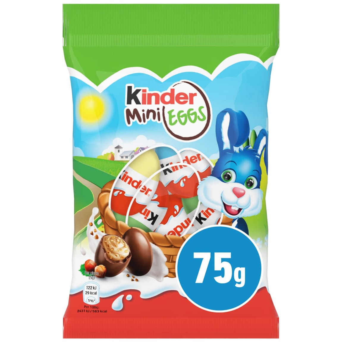 Kinder Mini Eggs Pouch 75g (Melted)
