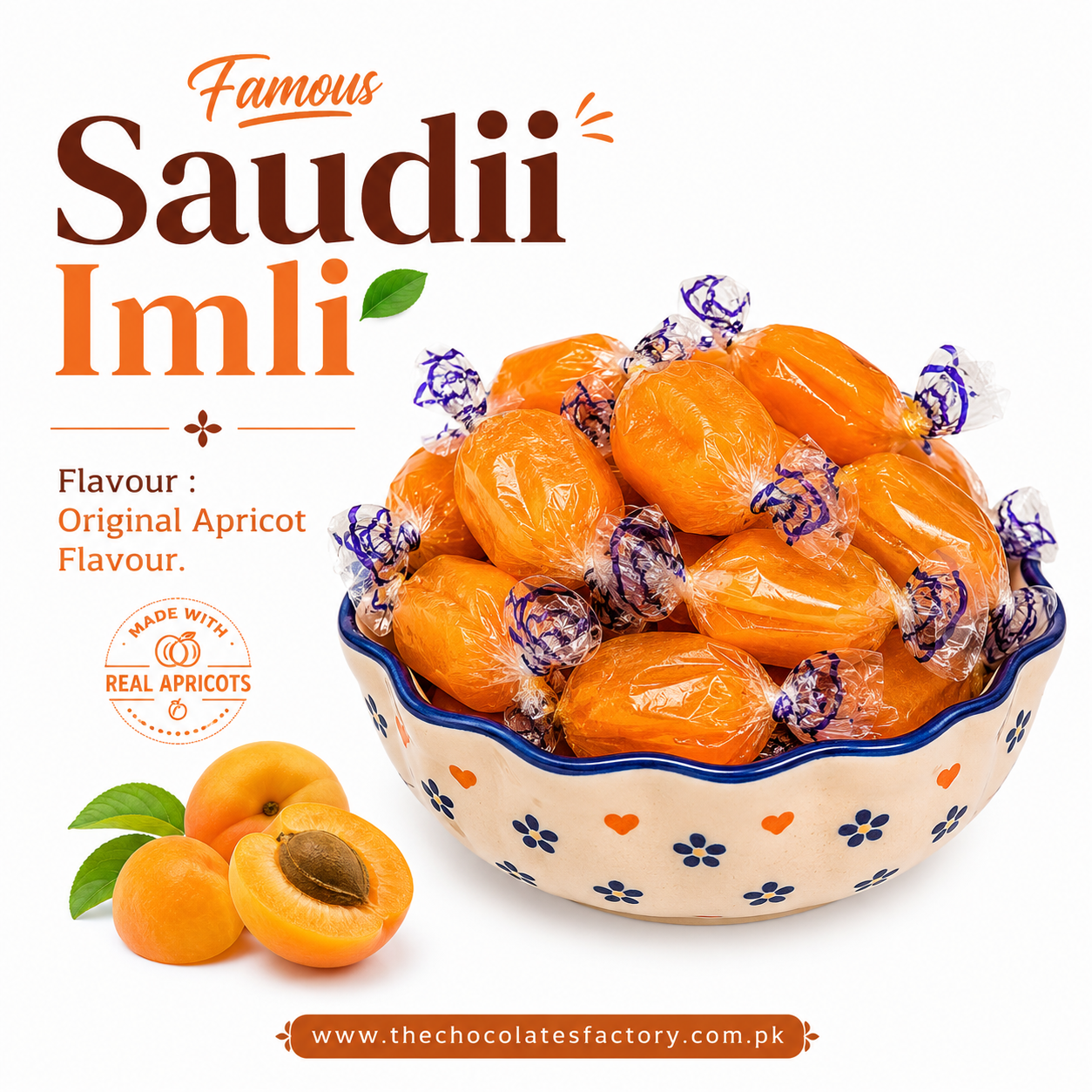 Famous Saudi Imli Candy Original Apricot Flavour