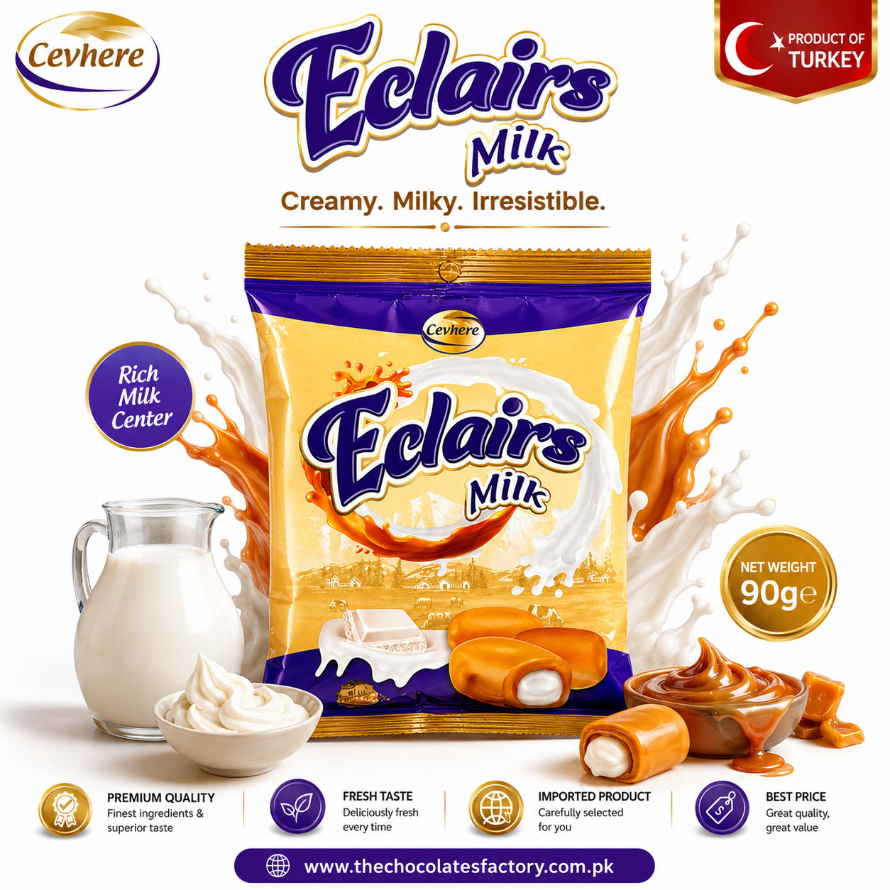 ELCAIRS Milk FLAVOUR 90G